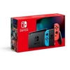 Nintendo Switch -pelikonsoli + neonpunainen/neonsininen Joy-Con -ohjain