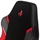 Nitro Concepts X1000 Gaming Chair, kangasverhoiltu pelituoli, musta/punainen - kuva 4