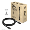Club 3D USB Gen1 Type-C Extension Cable 5Gbps 60W(20V/3A) 4K60Hz M/F -jatkokaapeli, 2m, musta