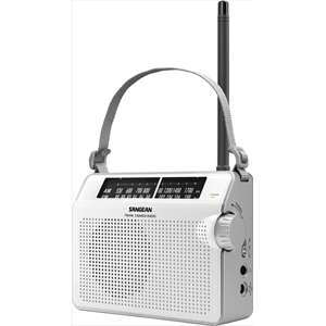 Sangean PR-D6 - Pöytä-/matkaradio, valkoinen