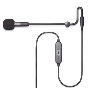Antlion Audio ModMic USB, kaksoismikrofoni vaimennuskytkimellä, USB, musta
