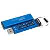 Kingston 128GB DataTraveler 2000, salattu USB-muistitikku, USB 3.1 Gen1, sininen/musta