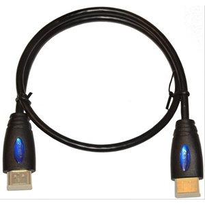 Zesta Slim HDMI -kaapeli, 0,37m, musta