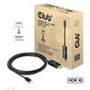 Club 3D MiniDisplayPort 1.4 -> HDMI 4K120Hz / 8K60Hz -sovitinkaapeli, 1,8m, musta