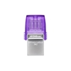 Kingston 256GB DataTraveler microDuo 3C USB-muistitikku, USB 3.2 Gen 1, 200 MB/s