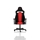 Nitro Concepts E250, kangasverhoiltu pelituoli, musta/punainen - kuva 7