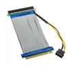 Kolink PCI Express 16x -> 16x riser-kaapeli, sisältää molex-virtakaapelin, 19cm