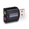 AXAGON ADA-10, USB-äänikortti, musta