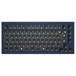 Keychron Q1 QMK, mekaanisen näppäimistön Barebone ISO, Navy Blue