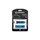 Kingston 8GB IronKey Keypad 200, laitesalauksella varustettu USB-flashmuisti, sininen/musta - kuva 4