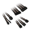 Kolink Core Adept Braided Cable Extension Kit - Black / Gunmetal, jatkokaapelisarja
