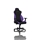 Nitro Concepts S300 Gaming Chair - Nebula Purple, kangasverhoiltu pelituoli, musta/violetti - kuva 3