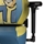 noblechairs HERO Gaming Chair - Fallout Vault-Tec Edition, keinonahkaverhoiltu pelituoli, sininen/keltainen - kuva 23