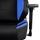 Nitro Concepts X1000 Gaming Chair, kangasverhoiltu pelituoli, musta/sininen - kuva 7