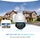 Reolink RLC-823A Smart 8MP PTZ PoE Camera with Spotlights -valvontakamera, valkoinen/musta - kuva 3