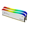 Kingston 16GB (2 x 8GB) FURY Beast DDR4 RGB Special Edition, DDR4 3200MHz, CL16, 1.35V, valkoinen