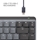 Logitech MX Mechanical Mini for Mac, langaton mekaaninen näppäimistö, Space Gray - kuva 8