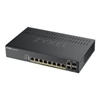 ZyXEL GS1920-8HPv2, 10 Port Smart Managed Switch 8x Gb and 2x Gb SFP Standalone or Cloud 130W fanles