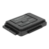 DeLock USB 3.0 -> SATA 6 Gb/s / IDE 40-pin / IDE 44-pin -muunnin, musta