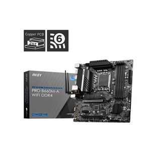 MSI PRO B660M-A WIFI DDR4, mATX-emolevy (Tarjous! Norm. 182,00€)