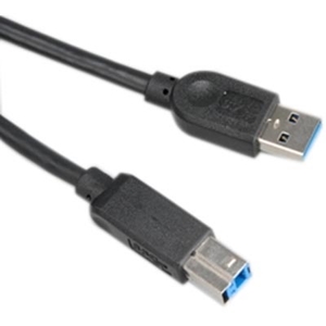 Akasa (Outlet) USB 3.0 kaapeli, USB A uros - B uros, 1,5m, musta