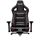 Next Level Racing Elite Gaming Chair - Leather & Suede Edition, keino- ja mokkanahkaverhoiltu pelituoli, musta - kuva 6