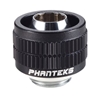 Phanteks 16/10mm Soft Tube Fitting -ruuviliitin, G1/4, musta