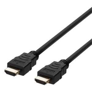 Deltaco HDMI 2.1 -kaapeli, 48Gbps, 2m, musta