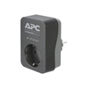 APC Essential SurgeArrest PME1WB-GR -ylijännitesuoja, 1 uloslähtö, musta/harmaa