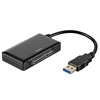 Deltaco USB 3.0 - SATA 6Gb/s sovitin, 2.5" kiintolevylle, musta