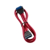 CableMod ModFlex Right Angle Internal USB 3.0 -kaapeli, 50cm, punainen