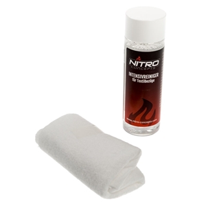 Nitro Concepts Puhdistusaine kankaalle, 100 ml + puhdistusliina
