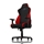 Nitro Concepts S300 Gaming Chair - Inferno Red, kangasverhoiltu pelituoli, musta/punainen - kuva 2