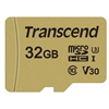 Transcend 32GB 500S, microSDHC MLC NAND -muistikortti, UHS-3, V30, 95/60 MB/s