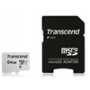 Transcend 64GB 300S, microSDXC-muistikortti + adapteri, 95/25 MB/s