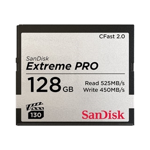 Sandisk 128GB Extreme Pro CFAST 2.0 -muistikortti, 525/450 MB/s