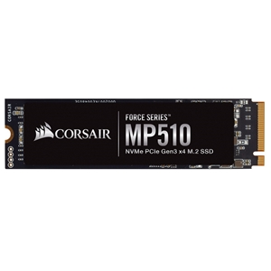 Corsair 240GB Force MP510 M.2 SSD-levy, PCIe Gen3 x4, NVMe, 3D TLC, 3100/1050 MB/s
