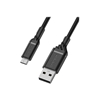OtterBox Micro-USB to USB-A -kaapeli, 1m, musta