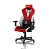 Nitro Concepts S300 Gaming Chair - SL Benfica Lisbon Special Edition, kangasverhoiltu pelituoli, valko/puna/musta
