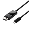 Deltaco USB-C -> DisplayPort -kaapeli, 8K, 1,8 m, musta