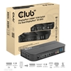 Club 3D DisplayPort/HDMI KVM Switch, KVM-/audiokytkin, musta