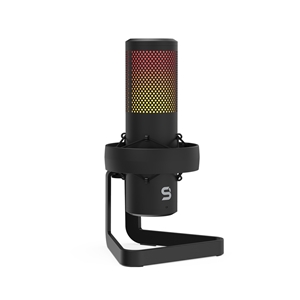 SilentiumPC SPC Gear AXIS Streaming USB -mikrofoni, musta