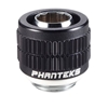 Phanteks 13/10mm Soft Tube Fitting -ruuviliitin, G1/4, musta