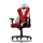 Nitro Concepts S300 Gaming Chair - SL Benfica Lisbon Special Edition, kangasverhoiltu pelituoli, valko/puna/musta - kuva 15
