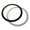 DEMCiflex Dust Filter 140mm, pyöreä, musta/valkoinen