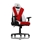 Nitro Concepts S300 Gaming Chair - SL Benfica Lisbon Special Edition, kangasverhoiltu pelituoli, valko/puna/musta - kuva 14