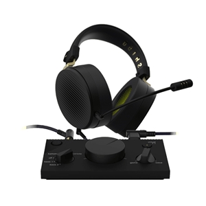 Shido Shido 001 + Shido 002 -pelikuulokkeet mikrofonilla + hallintayksikkö, musta