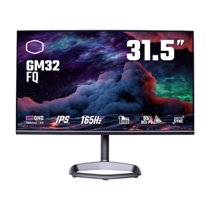 Cooler Master (Outlet) 31,5" GM32-FQ, 165Hz QHD-pelimonitori, musta/harmaa