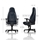 noblechairs ICON Gaming Chair - Real Leather, nahkaverhoiltu pelituoli, keskiyön sininen/grafiitti - kuva 3