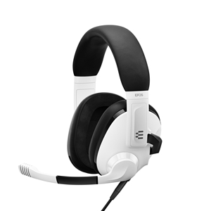 EPOS H3 Snow -pelikuulokkeet mikrofonilla, valkoinen/musta (Tarjous! Norm. 98,00€)